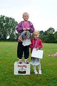 Dětské cyklistické závody, Dolní Třebonín 25.8.2012