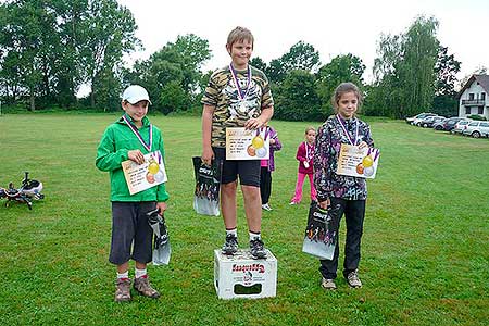 Dětské cyklistické závody, Dolní Třebonín 25.8.2012