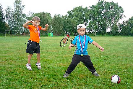 Dětské cyklistické závody, Dolní Třebonín 25.8.2012