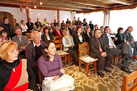 Slavnostní křest knihy Kniha Třebonínsko - historie a současnost, Pension Kraus Prostřední Svince, 30.9.2010, foto: Lubor Mrázek