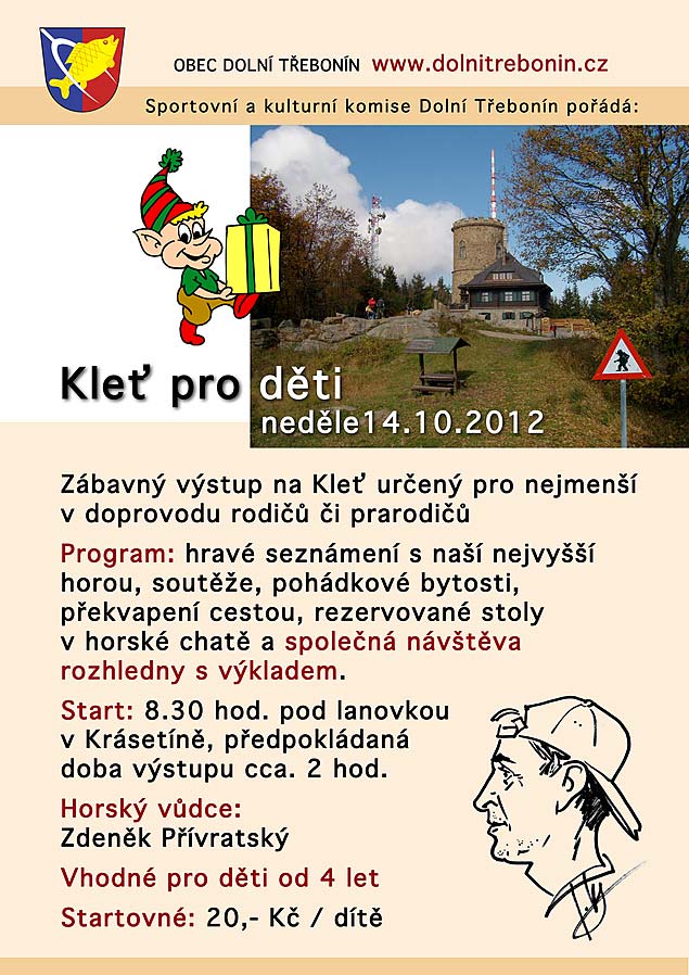 Výstup na Kleť pro děti, neděle 14. října 2012