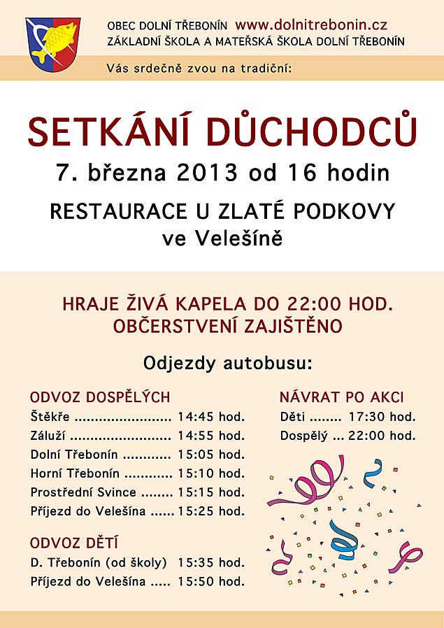 Setkání důchodců 7.3.2013