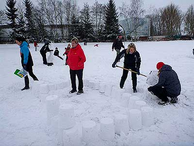 Sněhulákování 23.2.2013, foto: Jan Švec