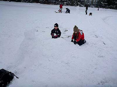 Sněhulákování 23.2.2013, foto: Jan Švec