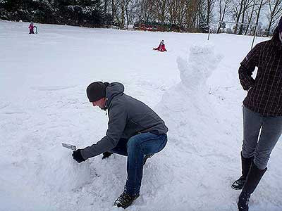 Sněhulákování 23.2.2013, foto: Jan Švec