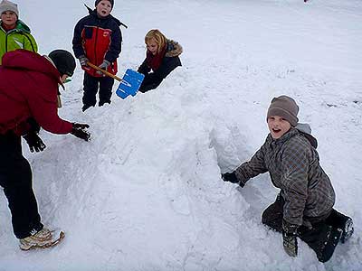 Sněhulákování 23.2.2013, foto: Jan Švec