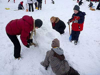 Sněhulákování 23.2.2013, foto: Jan Švec