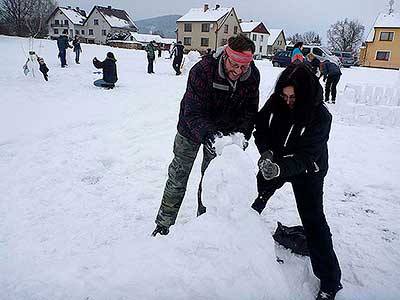 Sněhulákování 23.2.2013, foto: Jan Švec