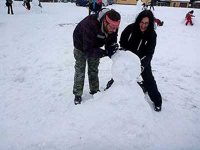 Sněhulákování 23.2.2013, foto: Jan Švec