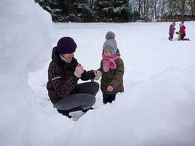 Sněhulákování 23.2.2013, foto: Jan Švec