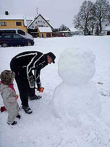 Sněhulákování 23.2.2013, foto: Jan Švec