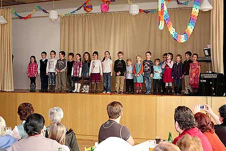 Setkání důchodců obce Dolní Třebonín 7.3.2013, foto: Lubor Mrázek