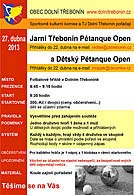 Jarní Třebonín Petanque Open 2013