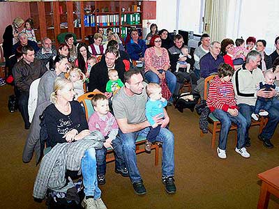 Vítání nových občánků obce Dolní Třebonín, 9.3.2012, foto: Jan Švec