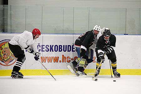 Poslední zápas hokejovýho týmu HC Downtown Fallen Leafs sezóny 2012/2013, aneb utkali se Černí s Bílými, Hokejové centrum Pouzar ...