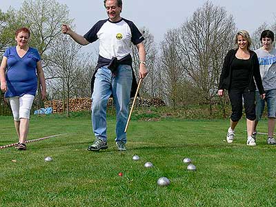 Jarní Třebonín Petanque Open a Dětský Petanque Open 27.4.2013