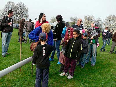 Pálení čarodějnic, Dolní Třebonín 30.4.2013, foto: Jan Švec