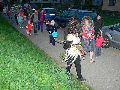 Pálení čarodějnic, Dolní Třebonín 30.4.2013, foto: Jan Švec