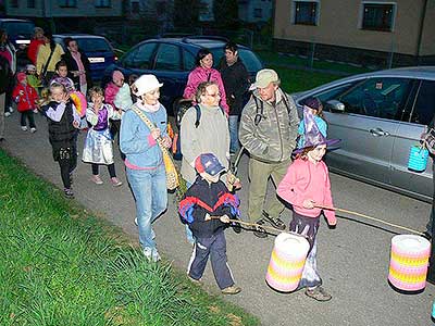 Pálení čarodějnic, Dolní Třebonín 30.4.2013, foto: Jan Švec