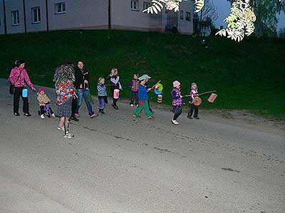 Pálení čarodějnic, Dolní Třebonín 30.4.2013, foto: Jan Švec