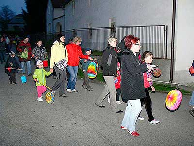 Pálení čarodějnic, Dolní Třebonín 30.4.2013, foto: Jan Švec