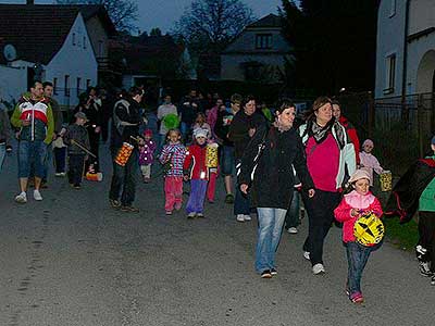 Pálení čarodějnic, Dolní Třebonín 30.4.2013, foto: Jan Švec