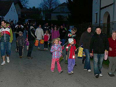 Pálení čarodějnic, Dolní Třebonín 30.4.2013, foto: Jan Švec