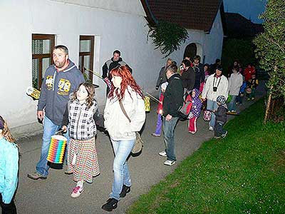 Pálení čarodějnic, Dolní Třebonín 30.4.2013, foto: Jan Švec