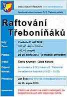 Raftování Třeboníňáků 2013