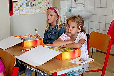 Zahájení školního roku 2013/2014 v Základní škole Dolní Třebonín, Foto: Lubor Mrázek