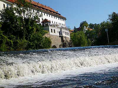 Raftování Třeboníňáků: Český Krumlov - Zlatá Koruna, sobota 7.9.2013, foto: Jan Švec