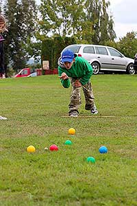 Podzimní Dětský Petanque Open 21.9.2013, foto: Lubor Mrázek