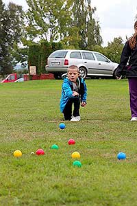 Podzimní Dětský Petanque Open 21.9.2013, foto: Lubor Mrázek