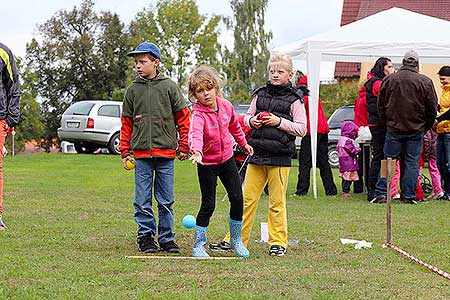 Podzimní Dětský Petanque Open 21.9.2013, foto: Lubor Mrázek