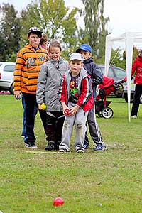 Podzimní Dětský Petanque Open 21.9.2013, foto: Lubor Mrázek