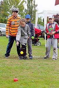 Podzimní Dětský Petanque Open 21.9.2013, foto: Lubor Mrázek