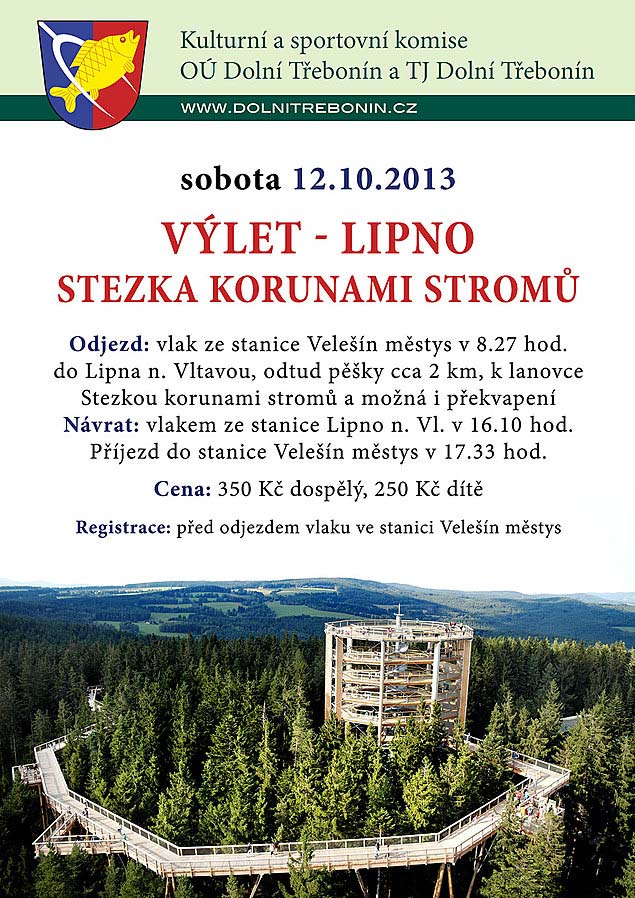 Výlet na Stezku korunami stromů 12.10.2013