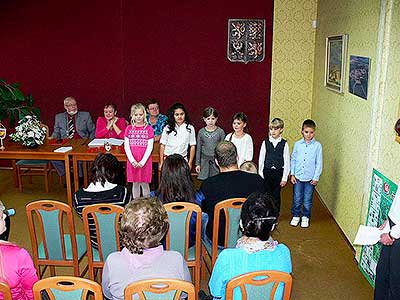 Vítání nových občánků obce Dolní Třebonín, 9.11.2013