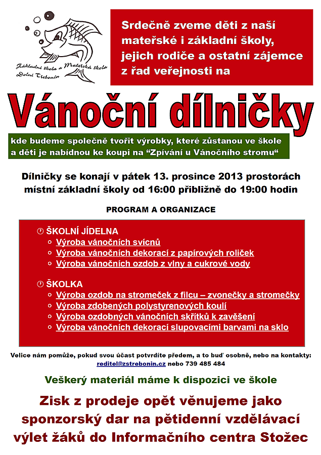 Vánoční dílničky 13.12.2013