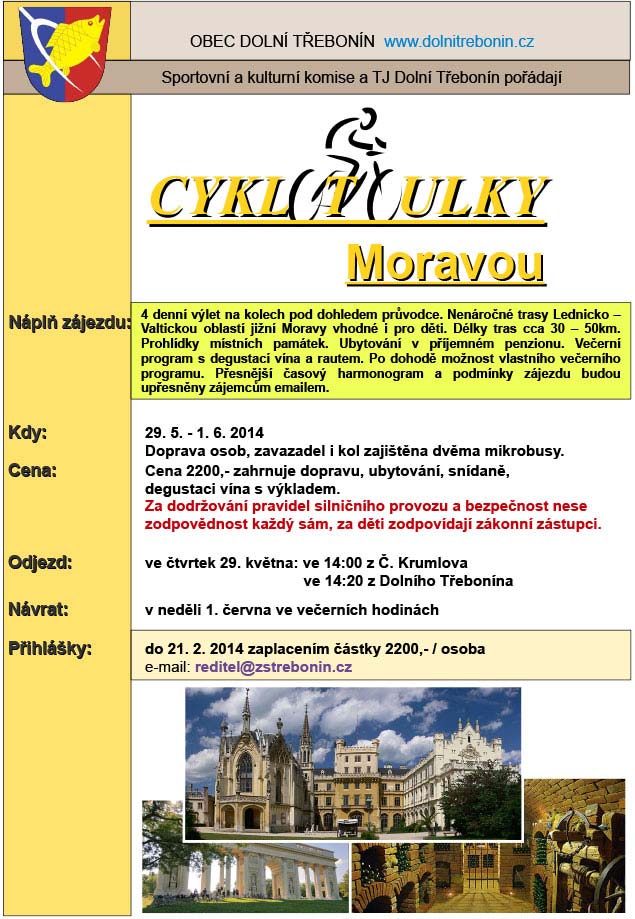 Cyklotoulky Moravou 2014