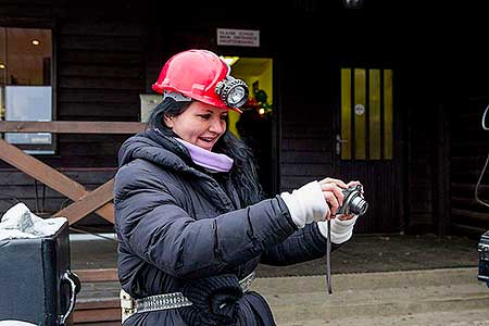 Čtení krumlovské pohádky v Grafitovém dole 26.1.2014, foto: Lubor Mrázek