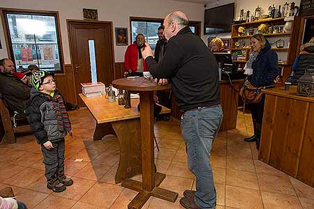 Čtení krumlovské pohádky v Grafitovém dole 26.1.2014, foto: Lubor Mrázek
