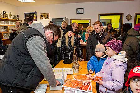 Čtení krumlovské pohádky v Grafitovém dole 26.1.2014, foto: Lubor Mrázek