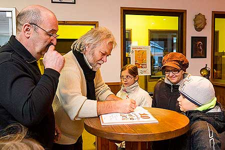 Čtení krumlovské pohádky v Grafitovém dole 26.1.2014, foto: Lubor Mrázek