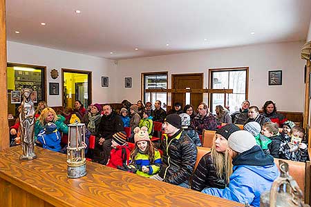 Čtení krumlovské pohádky v Grafitovém dole 26.1.2014, foto: Lubor Mrázek