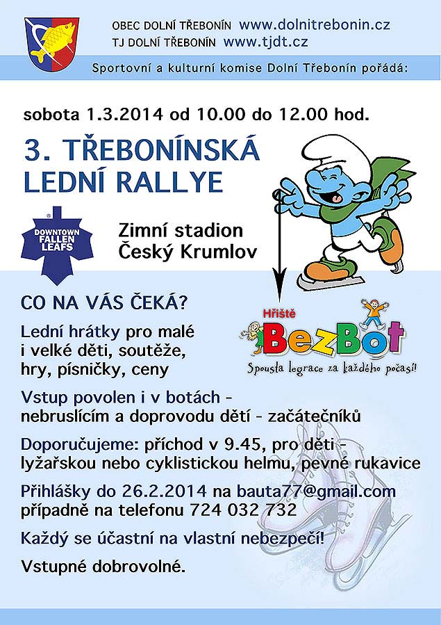 3. Třebonínská lední rallye 1.3.2014