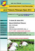 Jarní Třebonín Petangue Open 2014