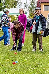 Jarní Dětský Třebonín Petangue Open, obecní hřiště Dolní Třebonín 8.5.2014, foto: Lubor Mrázek