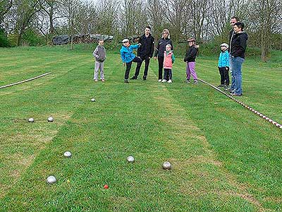 Jarní Třebonín Pétanque Open 26.4.2014, foto: Jan Švec