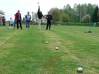 Jarní Třebonín Pétanque Open 26.4.2014, foto: Jan Švec